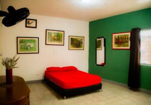 Postel nebo postele na pokoji v ubytování Casa Almarita - Hostal, Bar y Restaurante