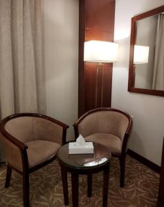Posezení v ubytování فندق الاء البيت Alaa Al Bayt Hotel
