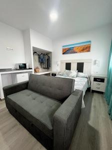 TV a/nebo společenská místnost v ubytování Hostal Los Mellizos