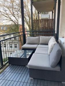 Balkón nebo terasa v ubytování Zentrales Zimmer mit eigenem Balkon