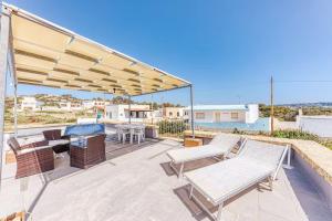 Balkón nebo terasa v ubytování la liama del sole