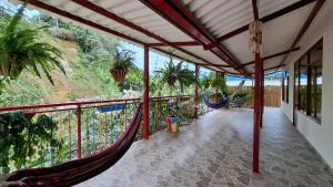 Balkón nebo terasa v ubytování New Paradise Nueva Sede - La Vega Cundinamarca