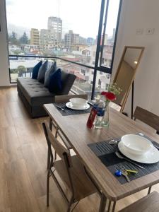 Posezení v ubytování Suit Quito