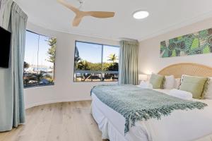 Voodi või voodid majutusasutuse Riverdance Apt 6 toas