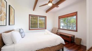 Ένα ή περισσότερα κρεβάτια σε δωμάτιο στο Pacifica House