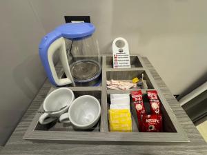 Pyramids View Rzにあるコーヒーまたはお茶