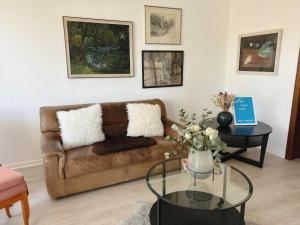 Posezení v ubytování Ferienwohnung Daun