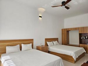 Voodi või voodid majutusasutuse Especen Hotel toas