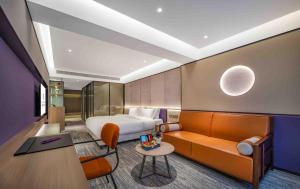 Posezení v ubytování New Century Mansion Hotel Nanxun Shuijingjing + 17 fotografií
