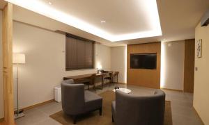 Posezení v ubytování Dongdaegu Station Eastern Hotel