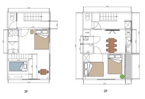 Planimetria di 120Tb 楓屋2F 楓屋アネックス 67m貸切 三田線志村坂上駅徒歩10分東京タワー直通キッズスペースリノベ