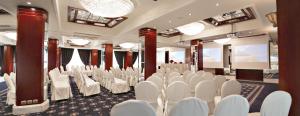A seating area at Mediterranean Hotel