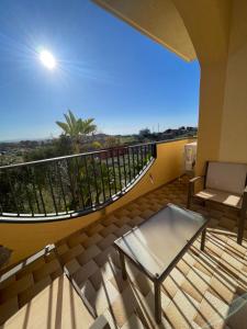 A balcony or terrace at B&B Villa Marinetti