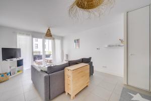 Μια τηλεόραση ή/και κέντρο ψυχαγωγίας στο Appartement Dune-Arcachon centre