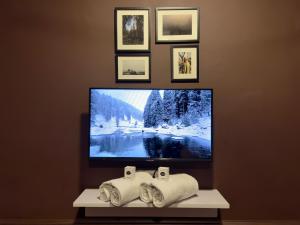TV o dispositivi per l'intrattenimento presso Hotel Jafson Accommodates