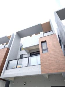 - une vue depuis l'extérieur du bâtiment dans l'établissement 福山雅緻民宿, à Magong