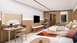 TV o dispositivi per l'intrattenimento presso The Noor Hotels & Resorts