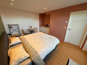 Postel nebo postele na pokoji v ubytování Chambre privée avec salle de bain - accès entièrement privé