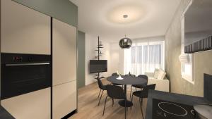 Η κουζίνα ή μικρή κουζίνα στο Jesolo Design Apartments - NEW 2025 - Central near the beach