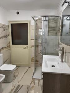 Koupelna v ubytování Casa Francy a 5min da Marzamemi
