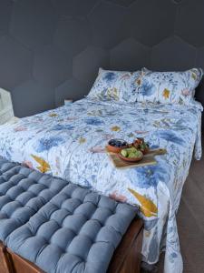 Ένα ή περισσότερα κρεβάτια σε δωμάτιο στο El Domo del Fundo Micaelita