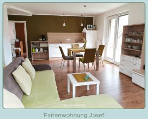 Posezení v ubytování Ferienwohnung Haus Schneider