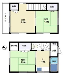 Majoituspaikan 028T 大熊の家 西新宿大熊 極小ハウス 駅5分 文化学習体験 無料WiFi 個性的なバスタブ 新宿中央公園そば pohjapiirros