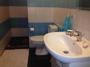 Ett badrum på Zielona parcela