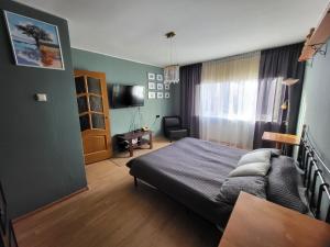 TV a/nebo společenská místnost v ubytování Narva Apartments