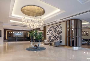 O saguão ou recepção de Radisson Blu Hotel Ankara Cankaya