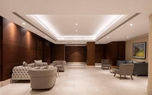 Uma área de estar em Radisson Blu Hotel Ankara Cankaya