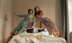 Hotel Josefine 객실 침대