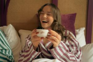 Hotel Josefine 객실 침대