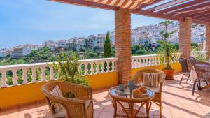 Balkón nebo terasa v ubytování Villa Raquel Torrox by Ruralidays