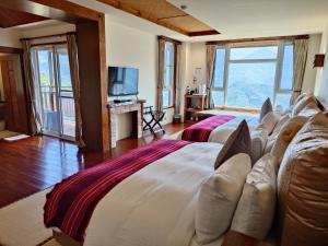 Katil atau katil-katil dalam bilik di I-think Resort
