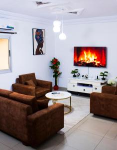 Χώρος καθιστικού στο Appartement