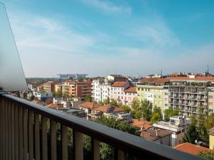 a view of a city from a balcony at Residence Vigliani in Milan