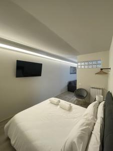 TV a/nebo společenská místnost v ubytování 7Suites