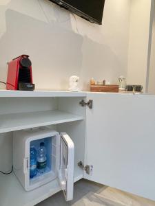 Kuchyň nebo kuchyňský kout v ubytování 7Suites
