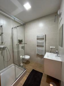 Koupelna v ubytování Apartamenty Na wzgórzu