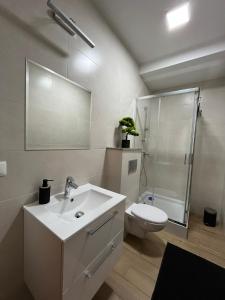 Koupelna v ubytování Apartamenty Na wzgórzu