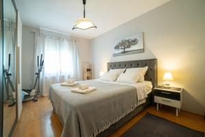 Postel nebo postele na pokoji v ubytování Holiday House MERI, 5+2, Benkovac