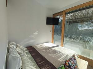 Postel nebo postele na pokoji v ubytování Aloe Residence Possidi