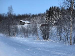 Modernized standalone cabin Sørreisa - Bardufoss v zimě
