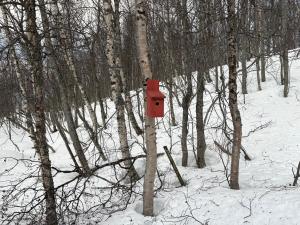 Modernized standalone cabin Sørreisa - Bardufoss v zimě