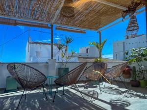 Balkón nebo terasa v ubytování Moona Hostal Altea