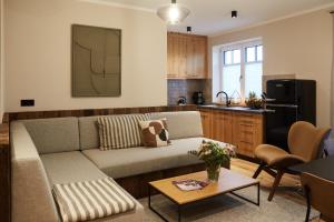 Køkken eller tekøkken på Binnendiek Haus 4 Apartment 5