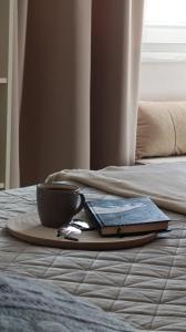 Postel nebo postele na pokoji v ubytování larisa4seasons + 5 fotografií