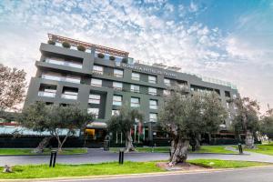 O edifício em que o hotel se localiza