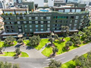 O edifício em que o hotel se localiza